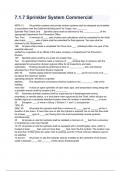 7&period;1&period;7 Sprinkler System Commercial Questions and answers