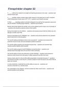 &lowbar;Firesprinkler chapter 22 Questions and answers