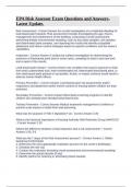 EPA Risk Assessor Exam Questions and Answers-Latest Update&period;