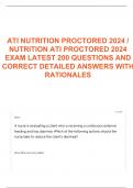 PACKAGE DEAL FOR ATI RN NUTRITION PROCTORED FORM A&comma; B&comma; C AND STUDYGUIDE NEWEST 2024 ACTUAL EXAM EACH FORM CONTAINS  QUESTIONS AND CORRECT DETAILED ANSWERS