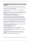 EPA Model Lead Based Paint Risk Assessor Exam Questions & Answers&period;