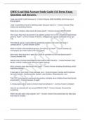 OHIO Lead Risk Assessor Study Guide 156 Terms Exam Questions and Answers&period;