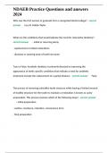 NDAEB Practice Questions and answers 2024