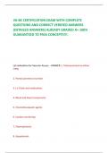 VA-BC CERTIFICATION EXAM WITH COMPLETE  QUESTIONS AND CORRECT VERIFIED ANSWERS  &lpar;DETAILED ANSWERS&rpar; ALREADY GRADED A&plus; 100&percnt;  GUARANTEED TO PASS CONCEPTS&excl;&excl;&excl;&period;