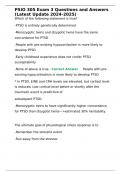 PSIO 305 Exam 3 Questions and Answers &lpar;Latest Update 2024-2025&rpar; PSIO 305 Exam 3 Questions and Answers &lpar;Latest Update 2024-2025&rpar; 
