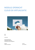 Module opdracht Cloud en Virtualisatie NCOI