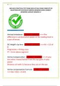 ABO-NCLE PRACTICAL TEST EXAM 2024 ACTUAL EXAM COMPLETE 80  QUESTIONS WITH DETAILED VERIFIED ANSWERS &lpar;100&percnt; CORRECT  ANSWERS&rpar; ALREADY GRADED A&plus;