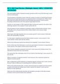 BUS-200 Final Review &lpar;Multiple choice&rpar; 100&percnt; VERIFIED ANSWERS