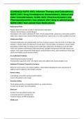 &lpar;COMBINED&rpar; NURS 1061&colon; Infusion Therapy and Calculations&comma; NURS 1061&colon; Drug Development&comma; Nomenclature&comma; Ethical and Elder Considerations&comma; NURS 1061&colon; Pharmacokinetics and Pharmacodynamics&colon; two phases after drug is administered&comma; NURS 1061&colon; Non-opioid Pain Medic