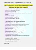North Dakota State Law &lpar;Cosmetology&rpar; Exam Practice Questions and Answers &lpar;100&percnt; Pass&rpar;