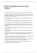 MSN 570 Questions & Answers Latest Updated&period;