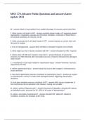 MSN 570 Advance Patho Questions and answers latest update 2024&period;