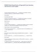 PMHNP Mock Board Review &lpar;Fitzgerald&rpar; Exam Questions And Answers Latest Update&period;