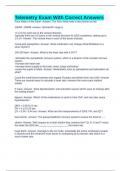 Telemetry Exam With Correct Answers