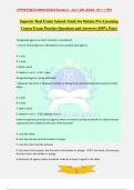 Superior Real Estate School&colon; Study for Retake Pre-Licensing Course Exam Practice Questions and Answers &lpar;100&percnt; Pass&rpar;