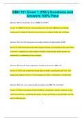 BBH 101 Bundled Exams Questions and Answers Latest Versions &lpar;2024&sol;2025&rpar; &lpar;Complete and Accurate&rpar;
