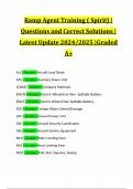 Package Deal for RAMP Training & Certification Exams &vert; Questions and Verified Answers &vert; Latest Update 2024&sol;2025 &vert; Graded A&plus;
