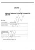IAED Emergency Telecommunicator Certification Exam With Questions And 100&percnt; SURE ANSWERS