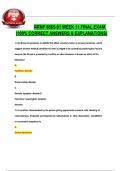  NRNP 6665-01 WEEK 11 FINAL EXAM 2024&sol; 2025  &lpar;100&percnt; CORRECT ANSWERS & EXPLANATIONS&rpar;