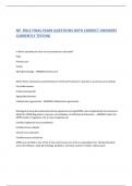 NP ROLE FINAL EXAM QUESTIONS WITH CORRECT ANSWERS  CURRENTLY TESTING