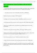 NCCT&lrm; Phlebotomy Exam Questions with all Correct Answers