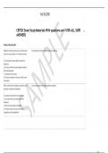 CEPSCI Exam Study Materials With questions and 100&percnt; ALL SURE ANSWERS