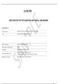    CEPSCI PRACTICE TEST WITH QUESTIONS AND 100&percnt; ALL SURE ANSWERS
