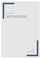 Volledige samenvatting methodologie 2017 - Henk Roose 