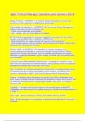 Agile Product Manager Questions and Answers 2024 Design Thinking - ANSW&period;&period;An iterative Solution development process that promotes a holistic approach to delighting all stakeholders