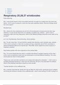 Science Medicine Surgery Respiratory 25&comma;26&comma;27 w rationales Questions & answers latest update 2024&sol;2025 with complete solution