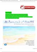 TEST BANK For Women's Health&colon; A Primary Care Clinical Guide 5th Edition By Diane Schadewald&semi; Ursula A&period; Pritham&semi; Ellis Quinn Youngkin PhD&comma; RNC&comma; WHCNP&comma; ARNP&semi; Marcia Szmania Davi &sol; 9780135458624 &sol; All Chapter 1-26 &sol; Complete Questions and Answer 2024 Edit