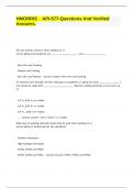 HMORRIS &lowbar; API-577-Questions And Verified Answers&period;&period;