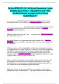 TeXes SPED EC-12 161 Study Questions Latest Update 2024-2025 275 Questions and 100&percnt; Verified Correct Answers Actual Exam Guaranteed A&plus;