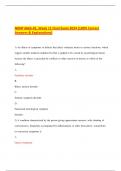 NRNP 6665-01&comma; Week 11 Final Exam 2024 &lpar;100&percnt; Correct Answers & Explanations&rpar;&period;