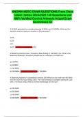 KNOWN NERC EXAM QUESTIONS From Class Latest Update 2024-2025 140 Questions and 100&percnt; Verified Correct Answers Actual Exam Guaranteed A&plus;
