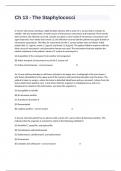 Ch 13 - The Staphylococci Complete Study Guide With Practice Questions And Answers&period;