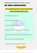 BCLE 2000 PRACTICE EXAM QUESTIONS AND ASNWERS &lpar;100&percnt; PASS&rpar;