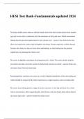 HESI Test Bank-Fundamentals updated 2024&period;