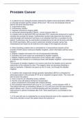Prostate Cancer exam with perfect answers 2024