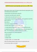 CHMM Practice Exam Questions and Answers &lpar;100&percnt; Pass&rpar;