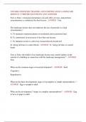 ONTARIO PESTICIDE TRAINING AND CERTIFICATION LANDSCAPE  MODULE 2 VERIFIED QUESTIONS AND ANSWERS