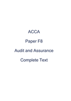 ACCA F8 Audit