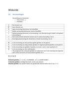 Wiskunde voor Statistiek