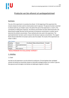 Productie van bio ethanol uit aardappelzetmeel VC4