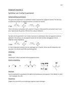 Grignard-reactie 2 Synthese van 3-ethyl-3-pentanol