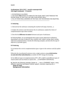 English linguistics additional exam questions for erasmus students June 2014