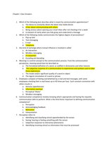 CMST 2061 Chapter 1 Quiz Answers