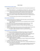 Everything’s an Argument: With Readings. 6th ed. Chapter 2 Notes