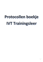 Trainingsleer&semi; Protocollen boekje &lpar;testen&rpar; - Blok 1B
