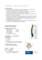 MSA; Anatomie en Biomedisch (College's) - Blok 1C